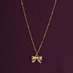Bow Pendant Necklace