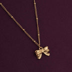 Bow Pendant Necklace