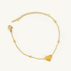 Heart Charm Bracelet